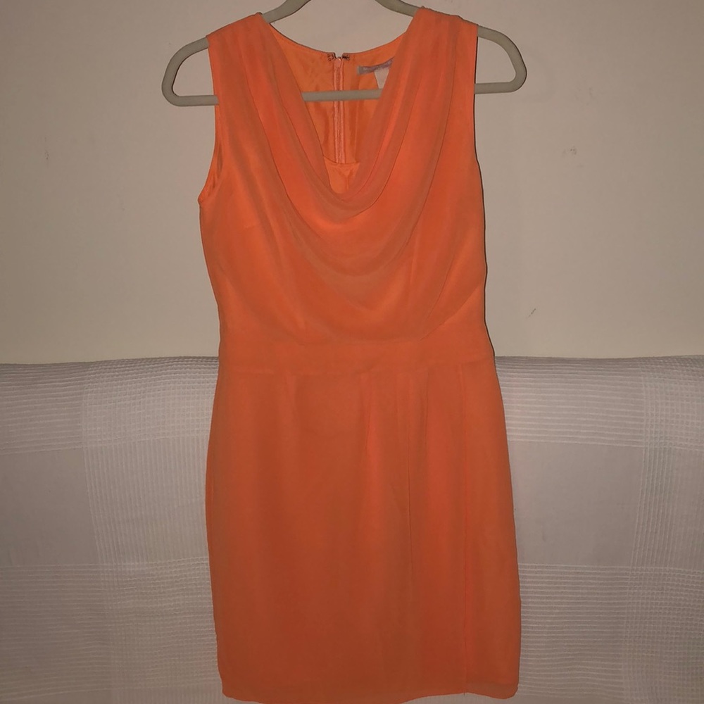 Banana Republic Tangerine Flowy Dress Size 4